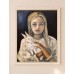“Girl with a Rabbit” – Original Symbolic Painting by Marina Stognieva